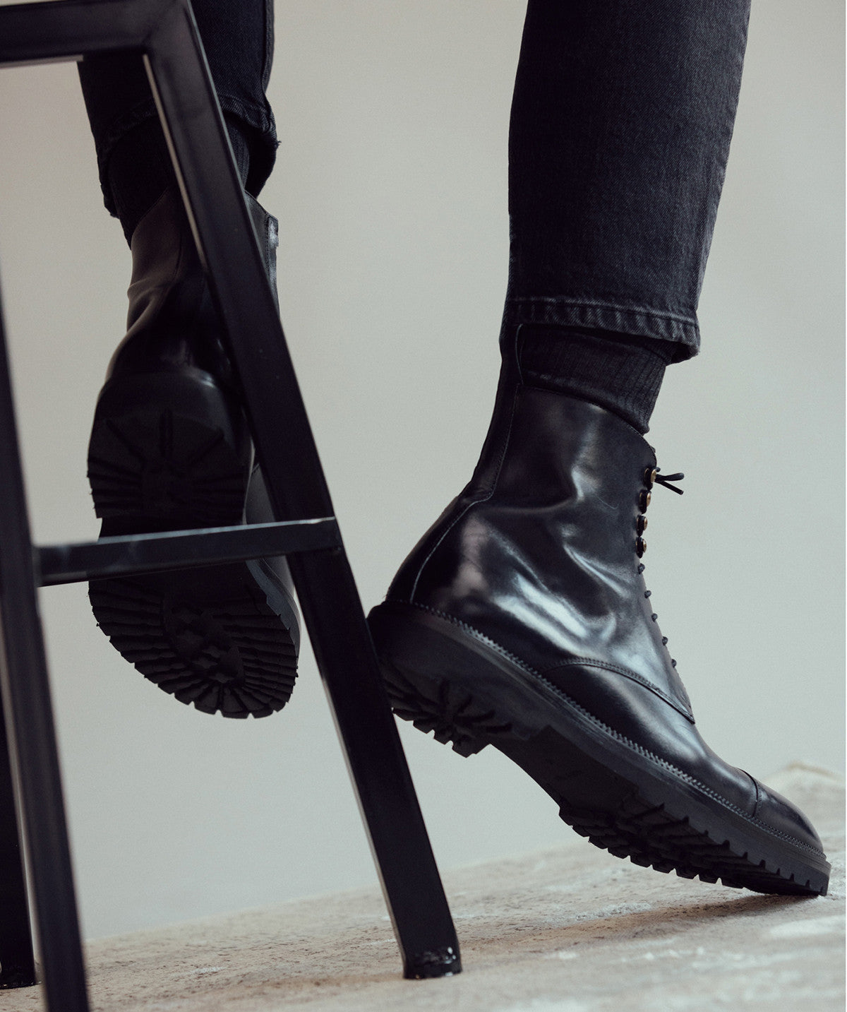 Bottines ALESSANDRO Gris Patiné