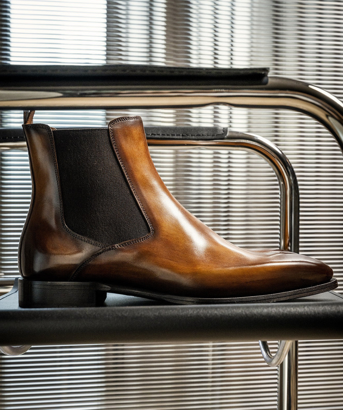 Bottines FIRENZE Marron Patiné