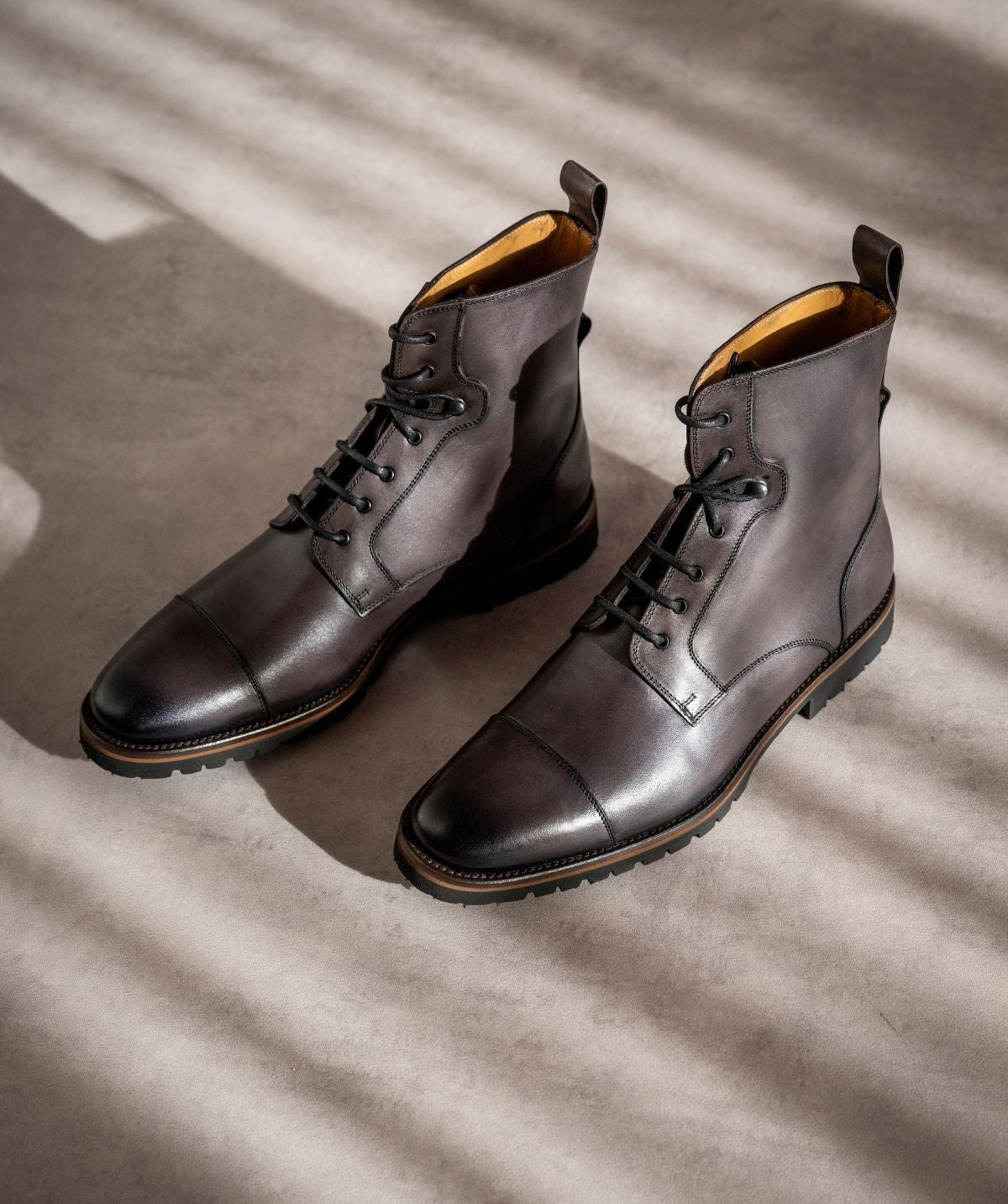 Bottines POWELL Gris Patiné