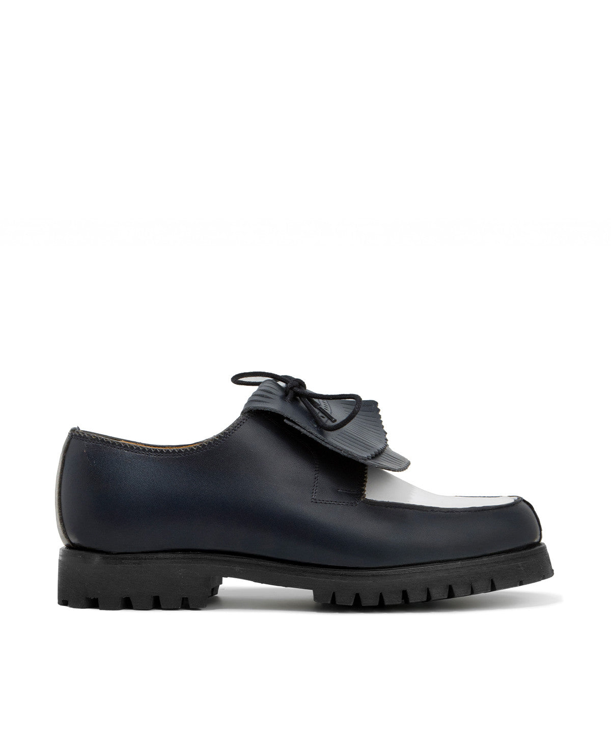 Derbies LEONIE Bleu et Blanc