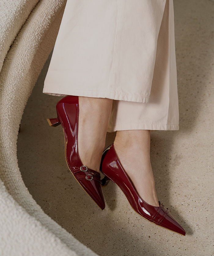 Escarpins NOEMIE Cerise