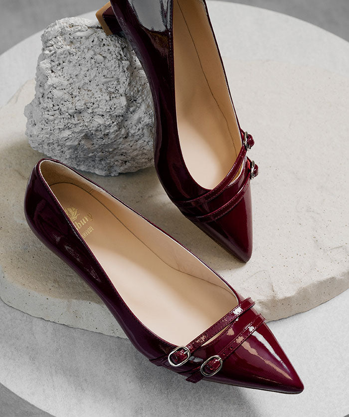 Escarpins NOEMIE Cerise