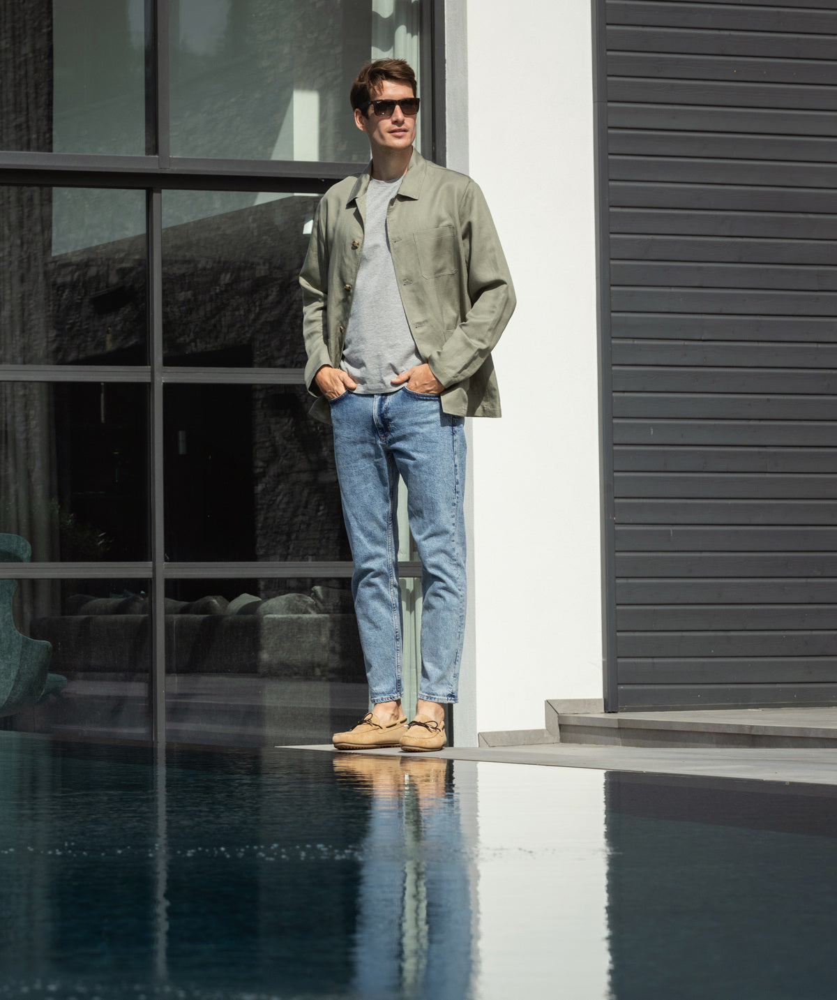 Mocassin CANCUN Daim Beige
