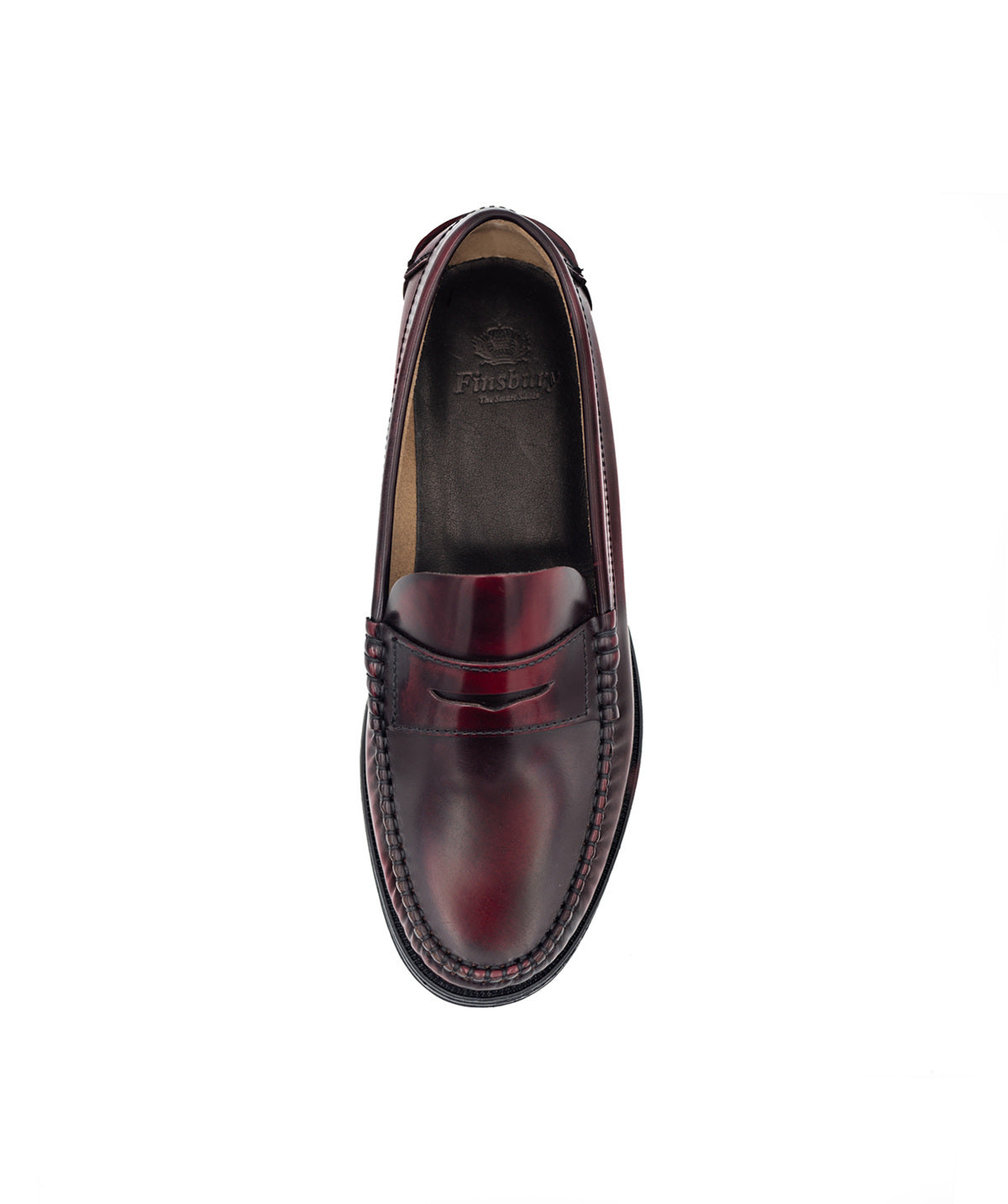 Mocassin MANATHAN Bordeaux Lisse