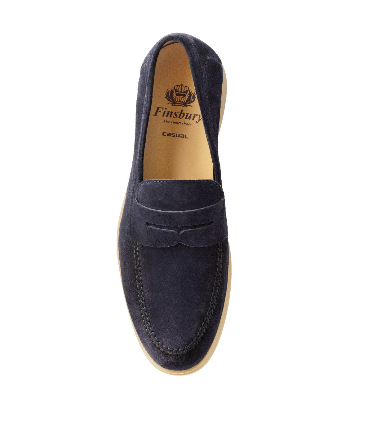 Mocassin PORTOBELLO Daim Bleu Marine