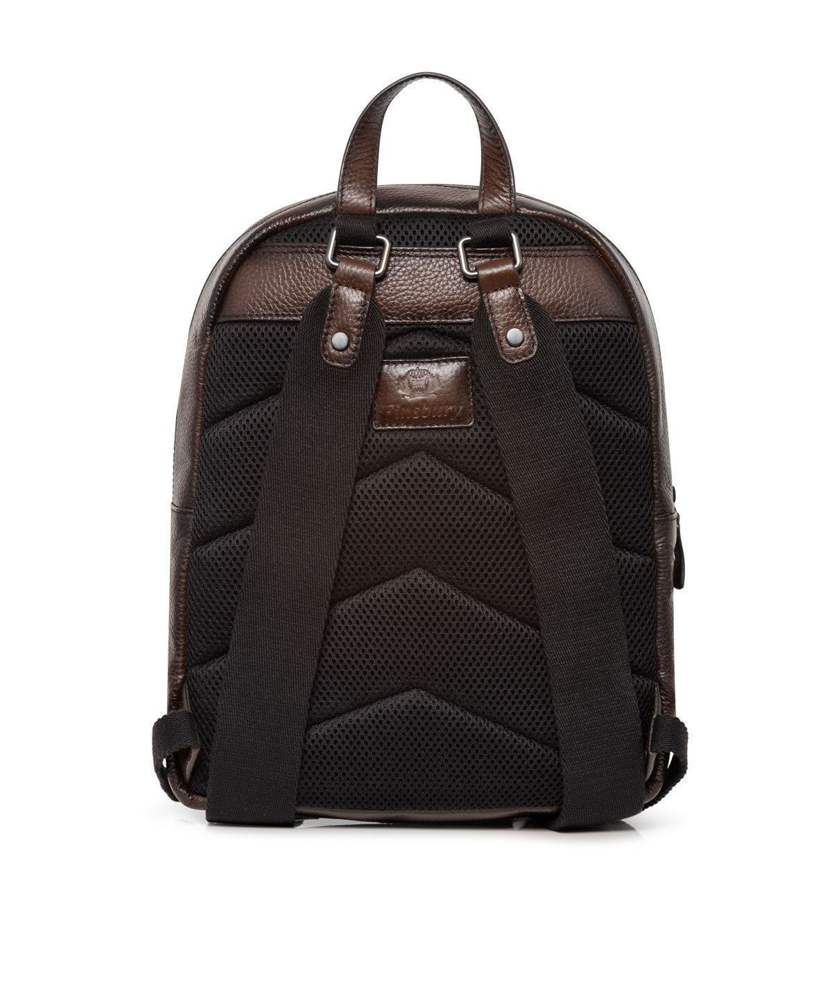 Sac à Dos en Cuir Grainé Marron