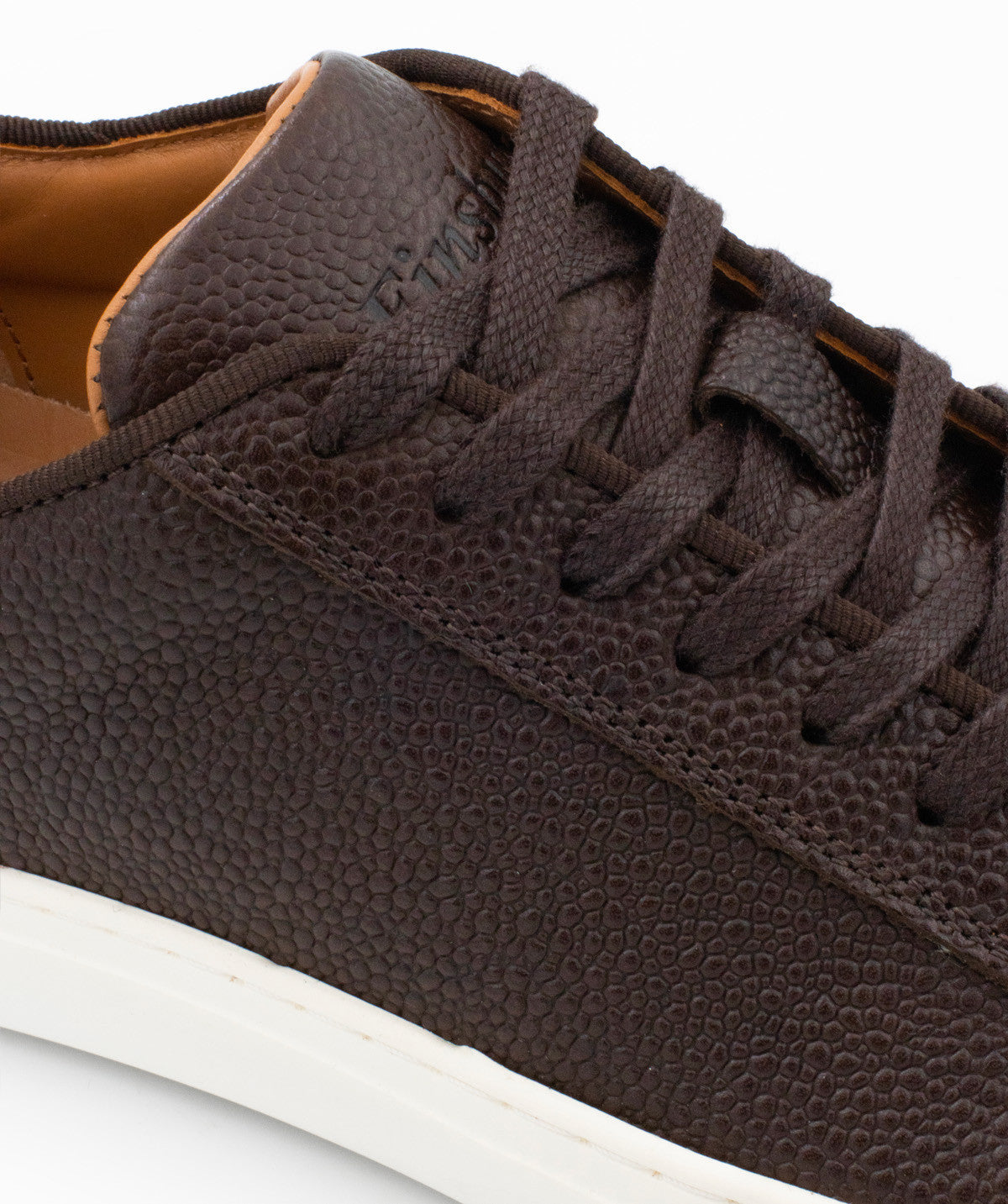 Baskets AUSTIN Grainé Marron