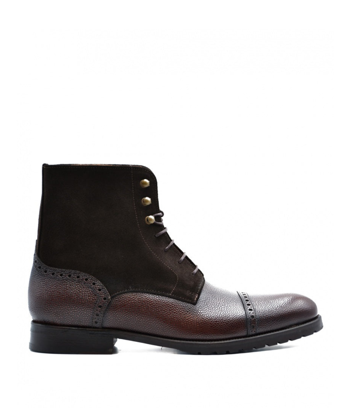 Bottines RAMSEY Grainé Marron