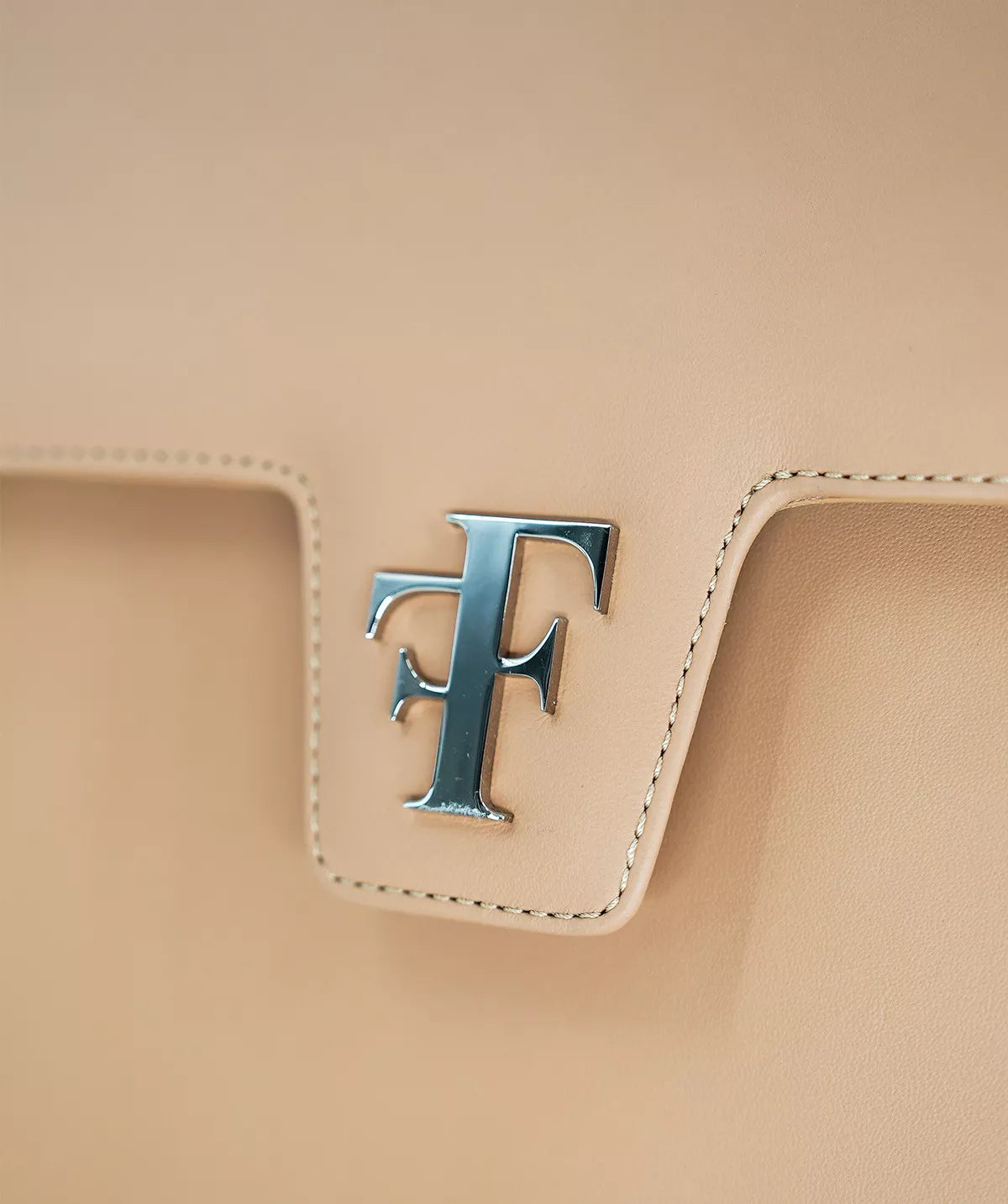 LE SAC FF35 BEIGE ARGENT