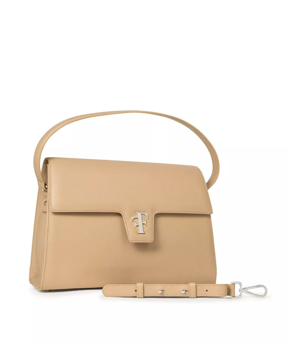 LE SAC FF35 BEIGE ARGENT
