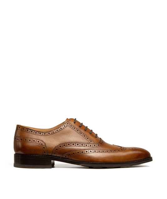 Richelieu DRUMOND Marron Patiné
