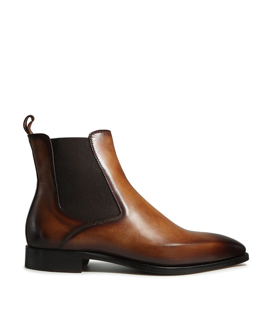 Bottines FIRENZE Marron Patiné