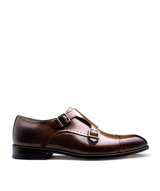 Boucles FELICIANO Marron Patiné