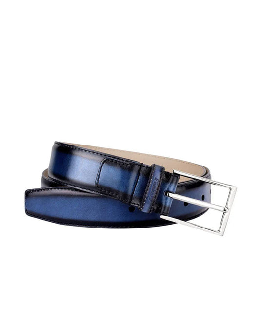 Ceinture ANTICA Bleu Patiné