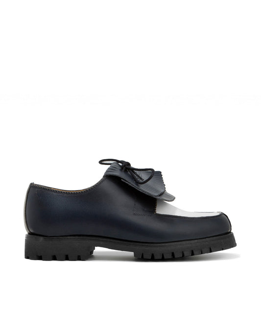 Derbies LEONIE Bleu et Blanc