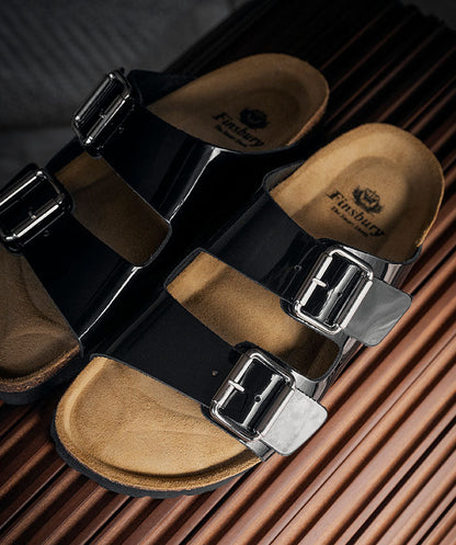 Sandales Aurélie Vernis Noir