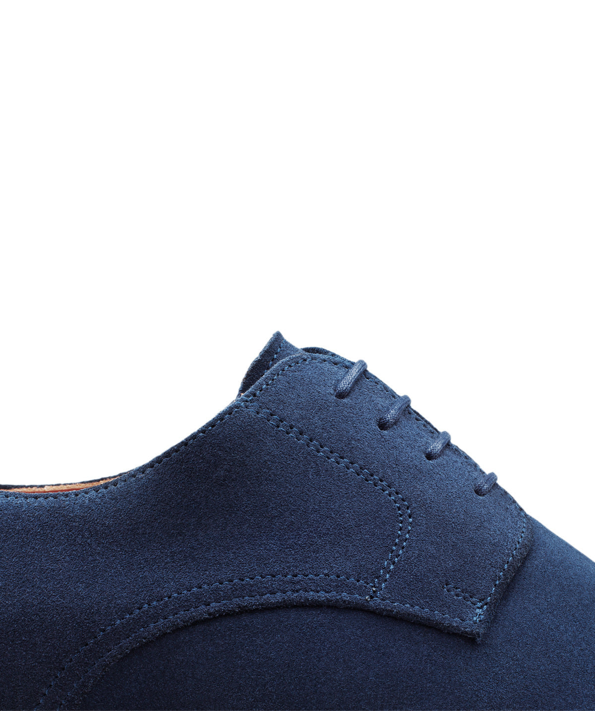 Derby MATT Veau Velours Bleu Marine