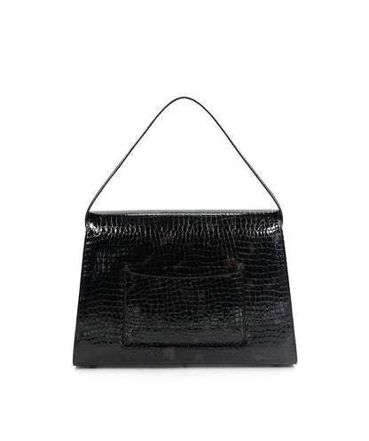 LE SAC FF35 CUIR FAÇON Croco Brun