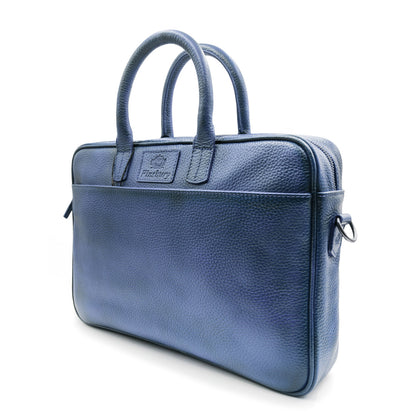 Mallette Grainée Grene Bleu