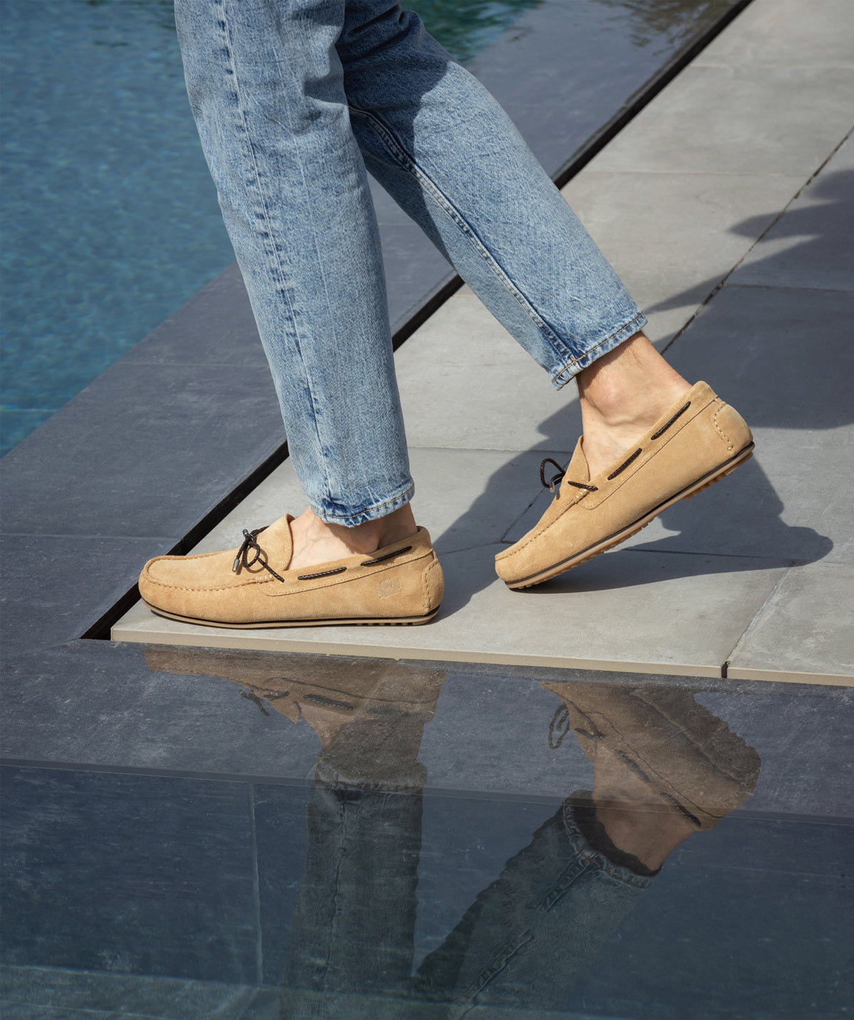 Mocassin CANCUN Daim Beige