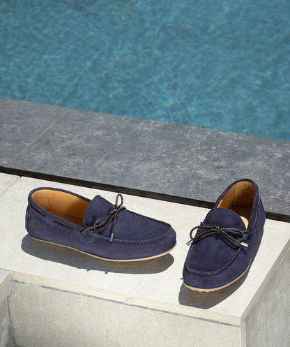 Mocassin CANCUN Daim Marine