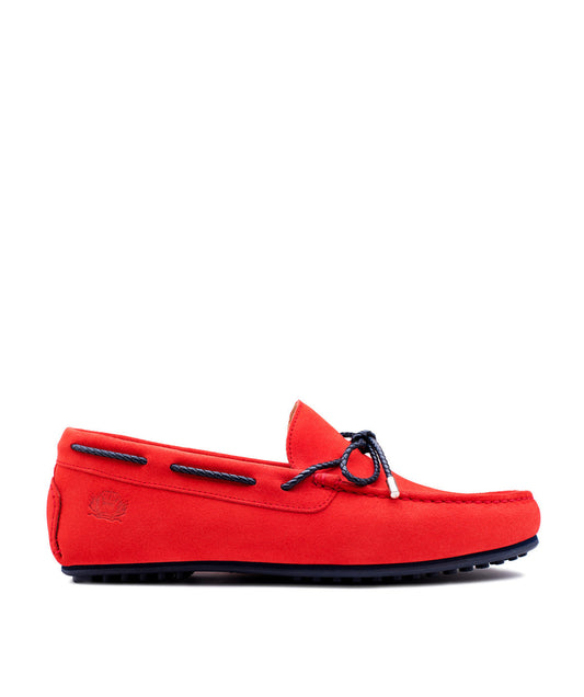 Mocassin CANCUN Daim Rouge