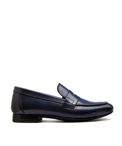 Mocassin CLAYTON Bleu Patiné