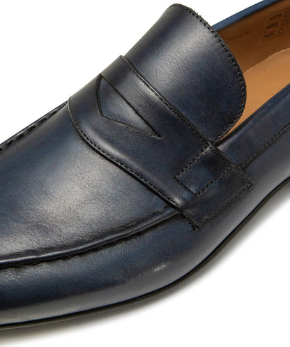 Mocassin CLAYTON Bleu Patiné
