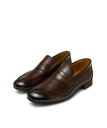 Mocassin CLAYTON Marron Patiné
