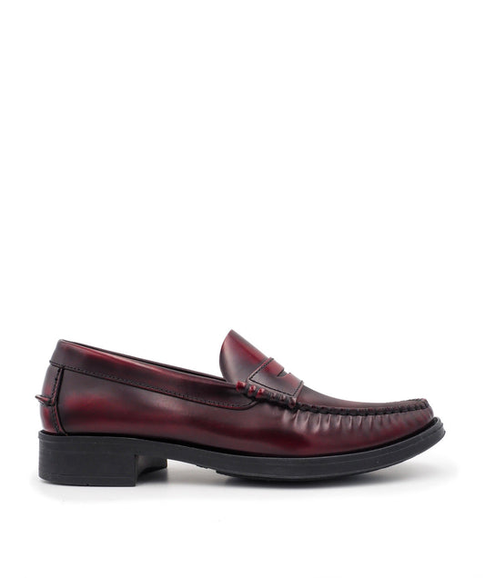Mocassin MANATHAN Bordeaux Lisse