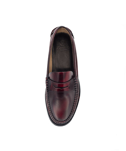 Mocassin MANATHAN Bordeaux Lisse