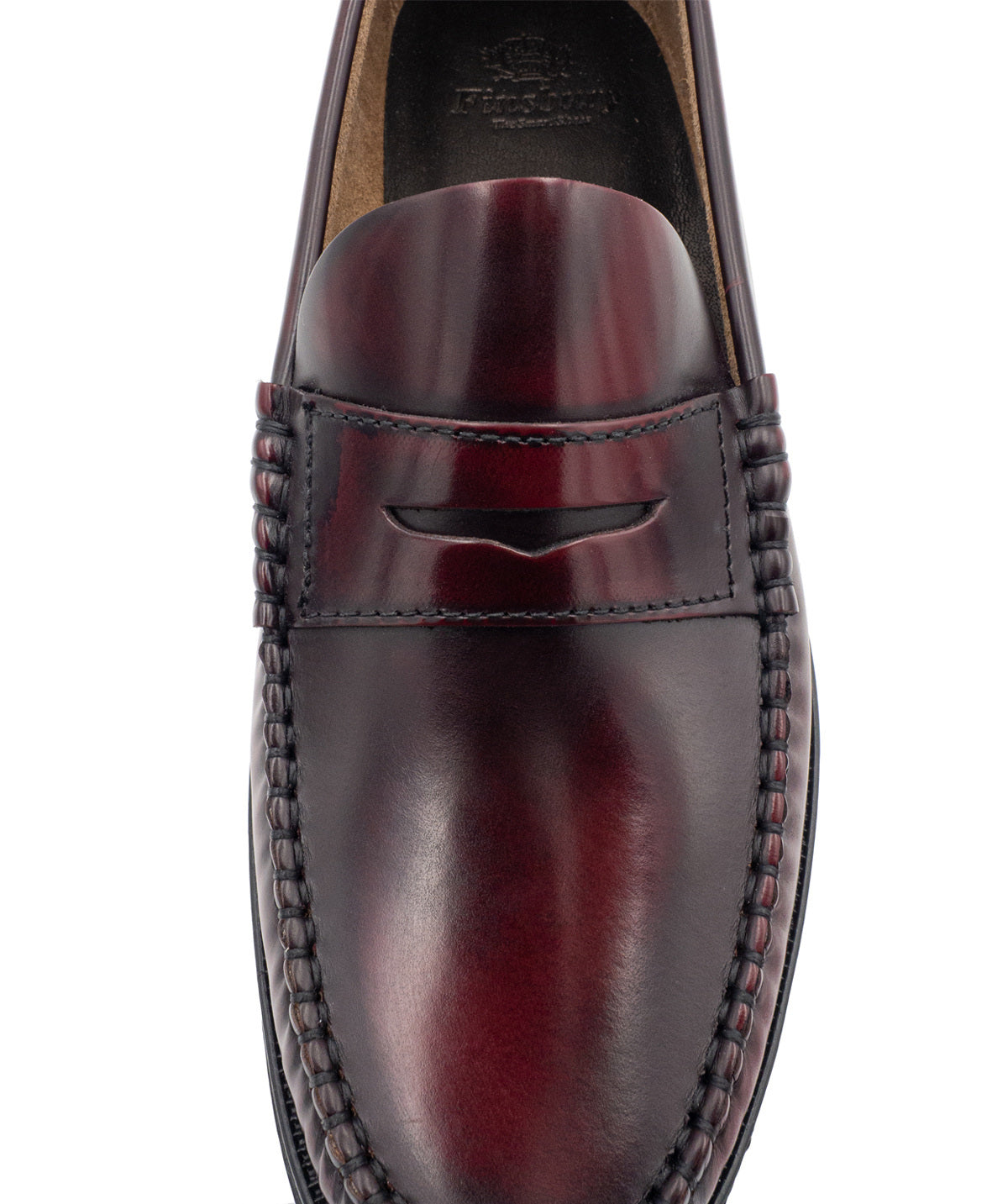 Mocassin MANATHAN Bordeaux Lisse