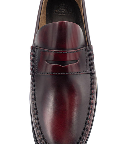 Mocassin MANATHAN Bordeaux Lisse
