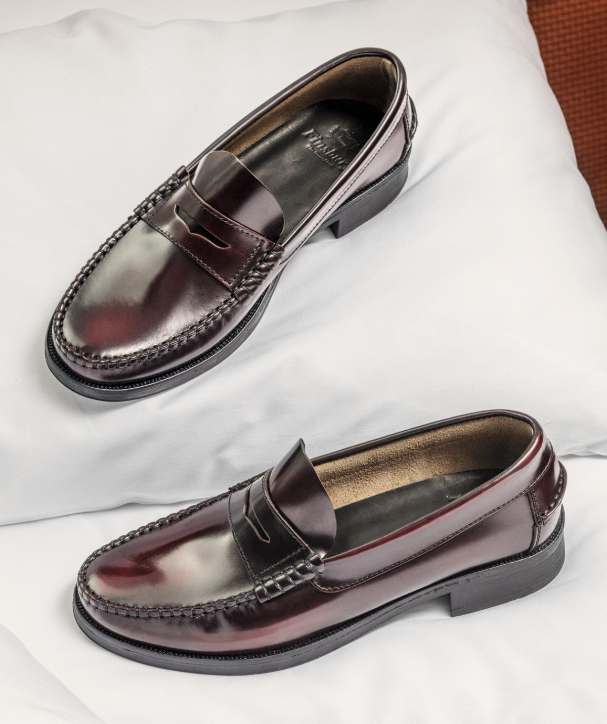 Mocassin MANATHAN Bordeaux Lisse