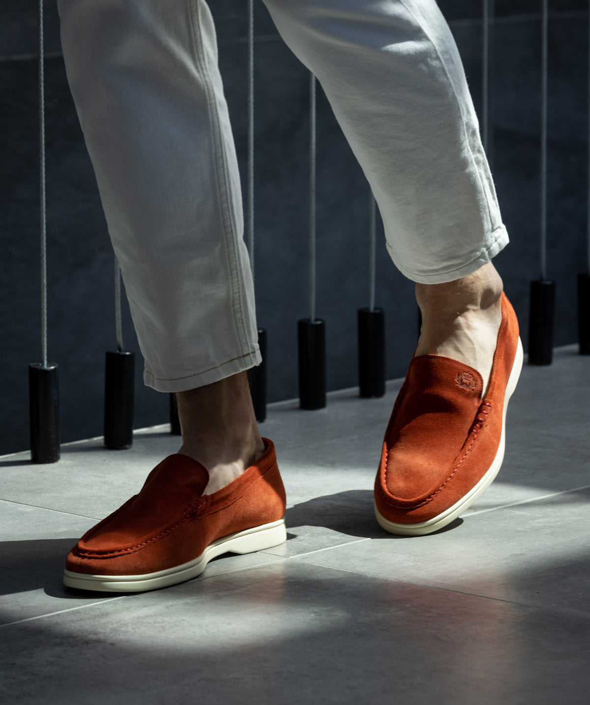 Mocassin MONACO Daim Brique