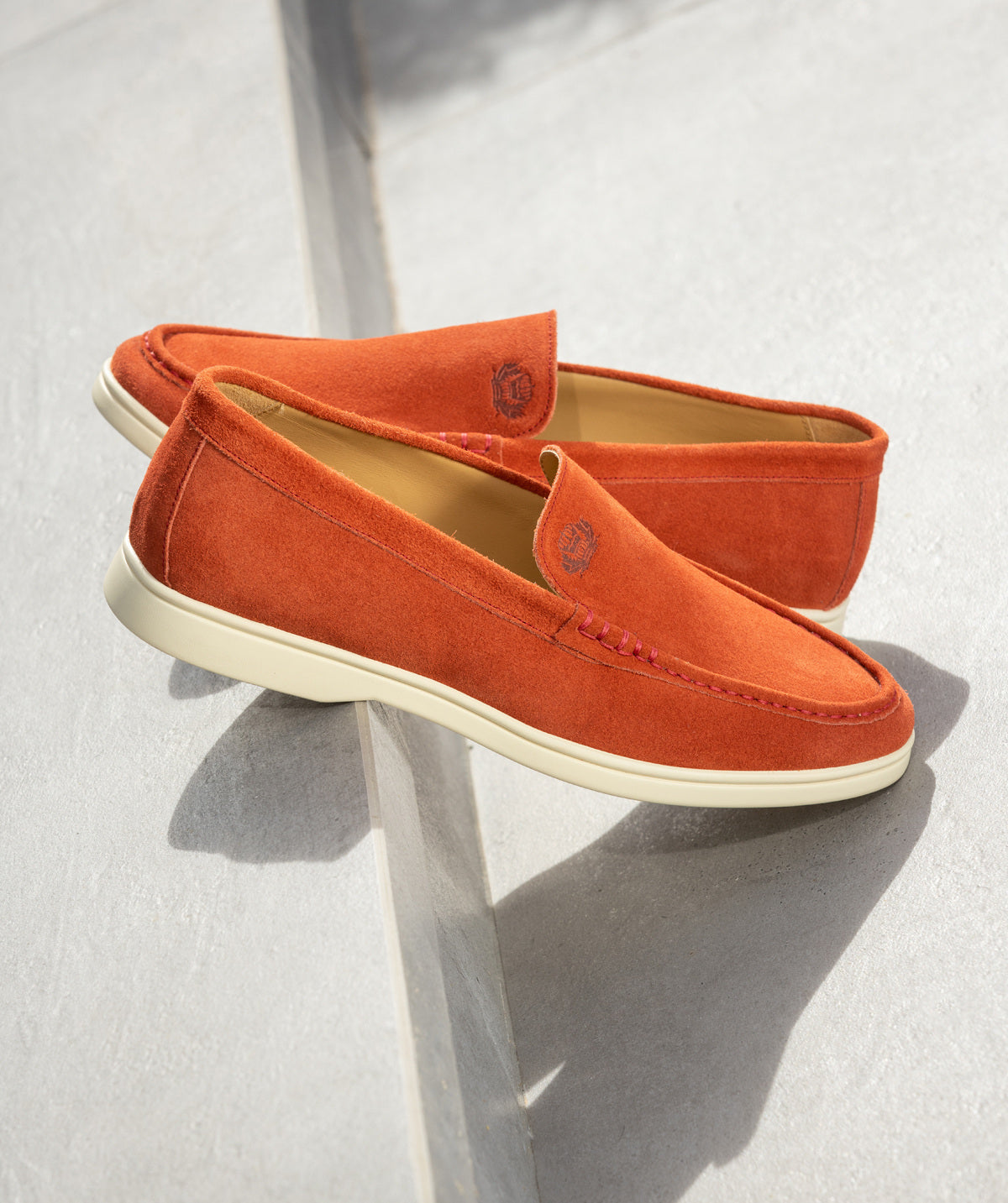 Mocassin MONACO Daim Brique