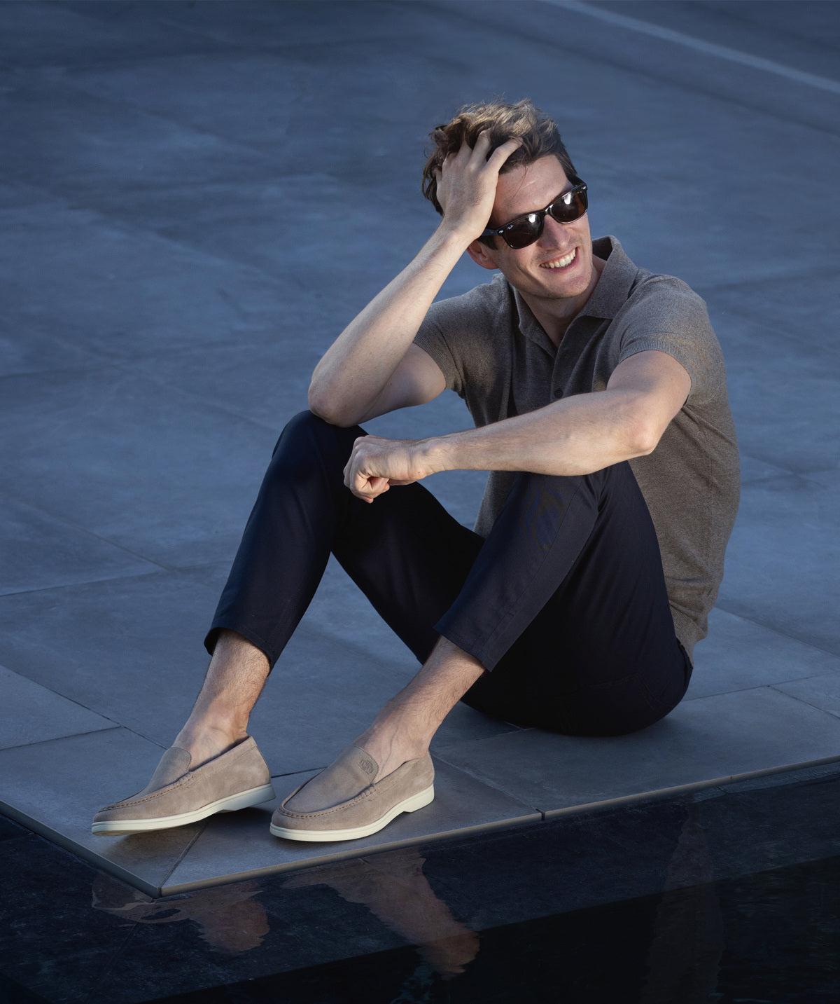 Mocassin MONACO Daim Sable
