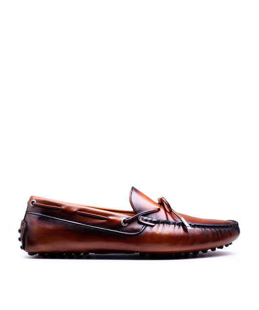 Mocassin NIKKI Marron Patiné