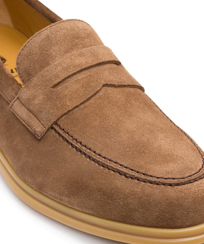 Mocassin PORTOBELLO Daim Noisette