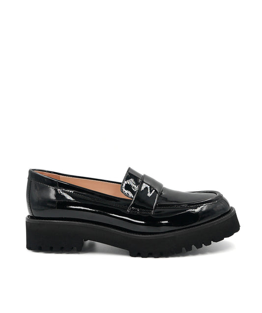 Mocassins ADELE Vernis Noir