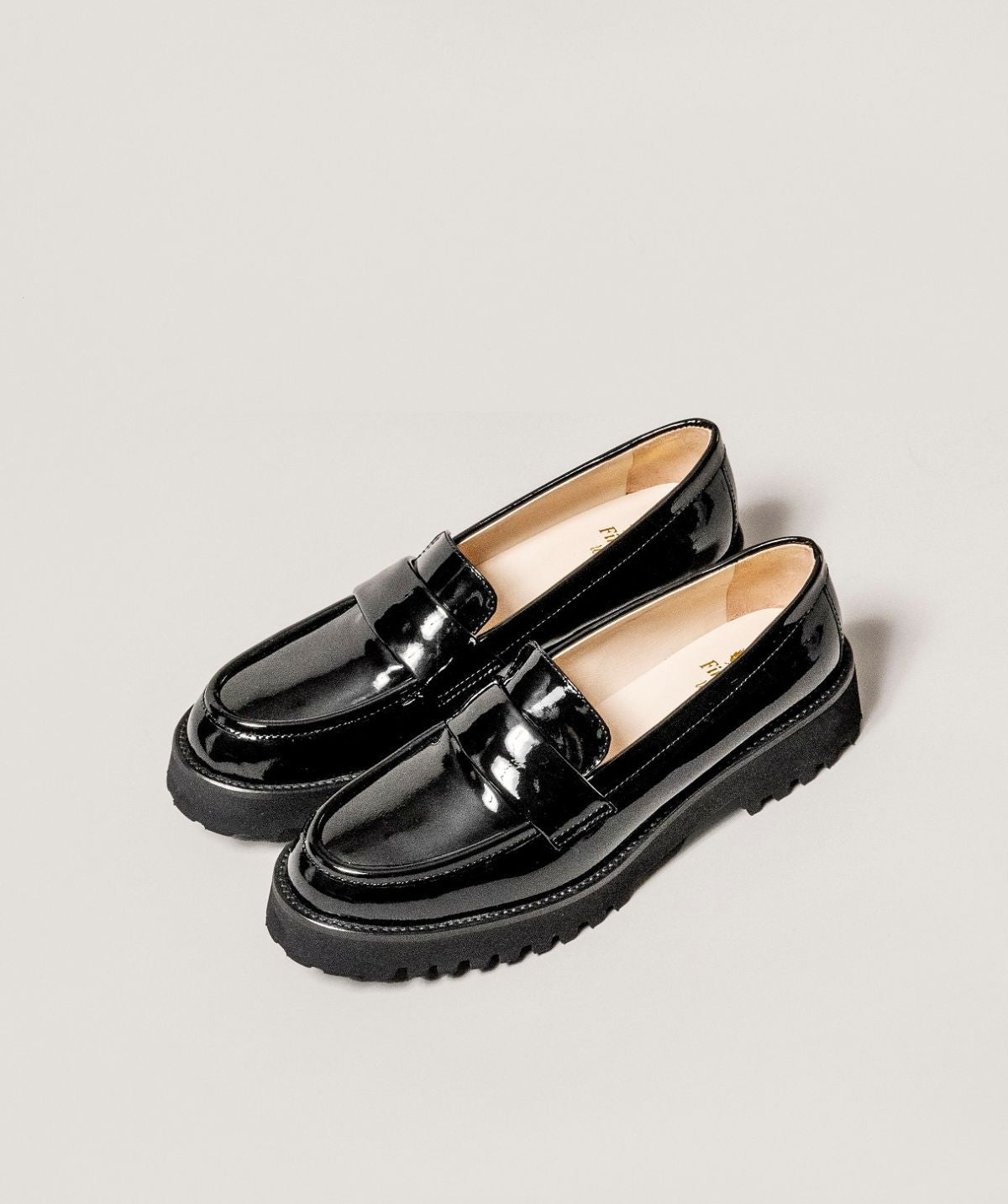 Mocassins ADELE Vernis Noir