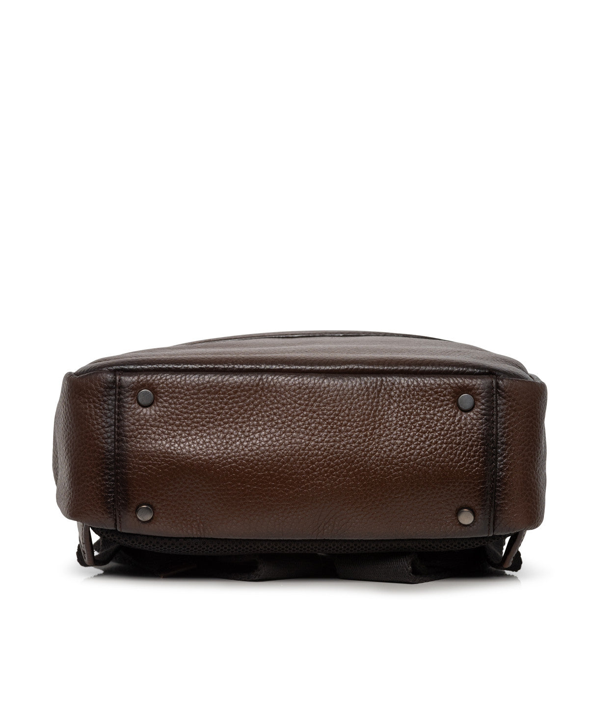 Sac à Dos en Cuir Grainé Marron