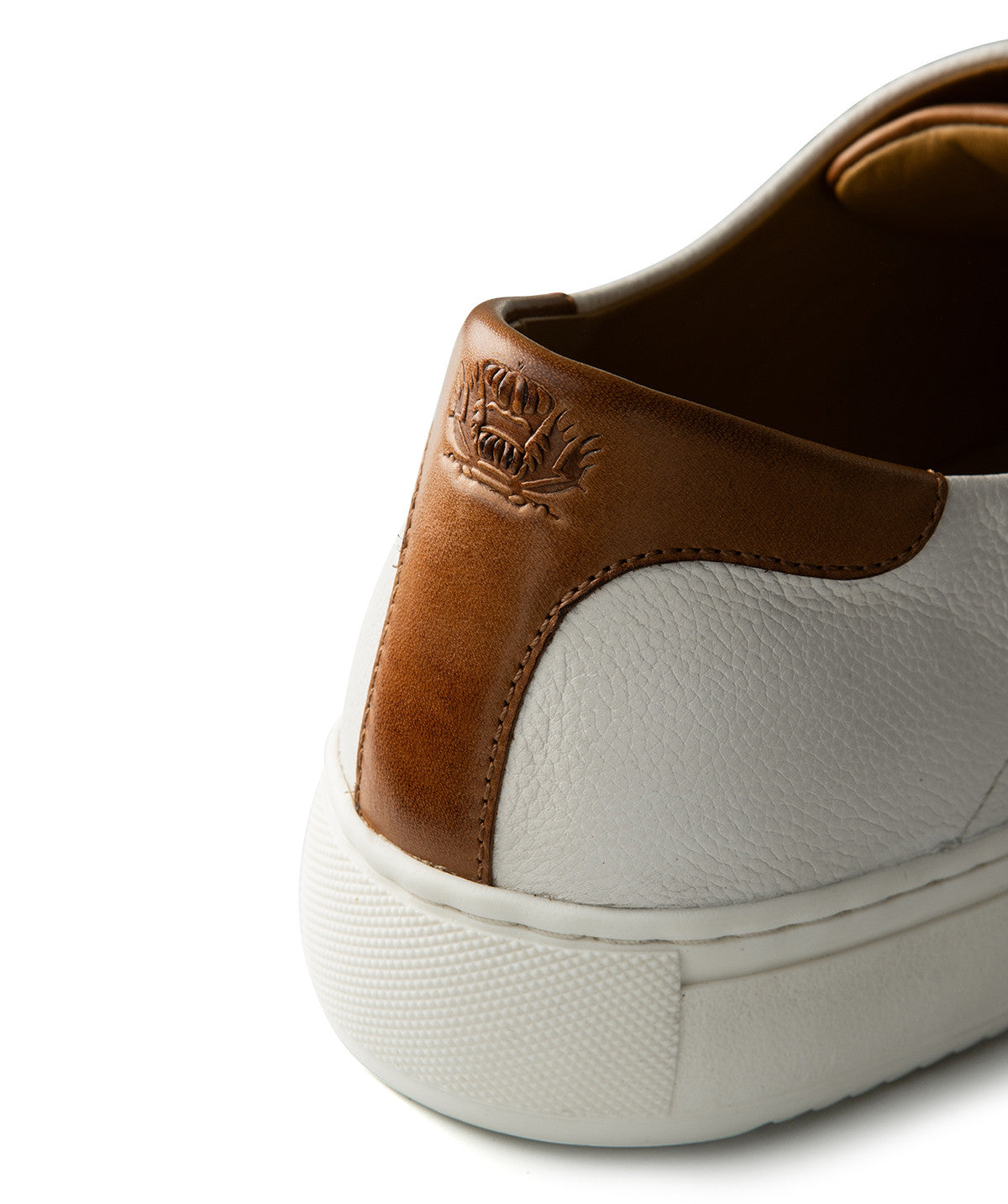Baskets MURPHY Grainé Blanc