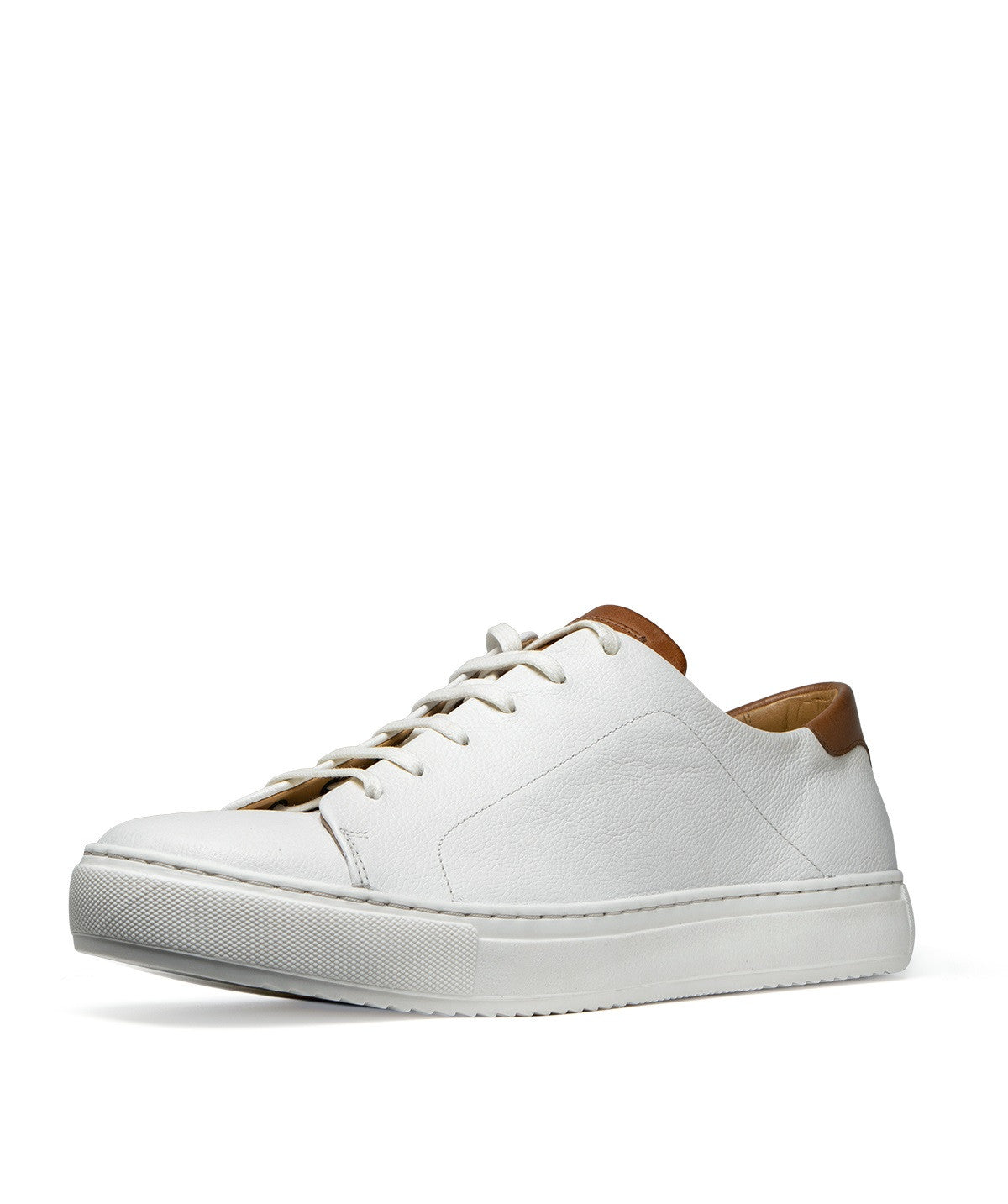 Baskets MURPHY Grainé Blanc