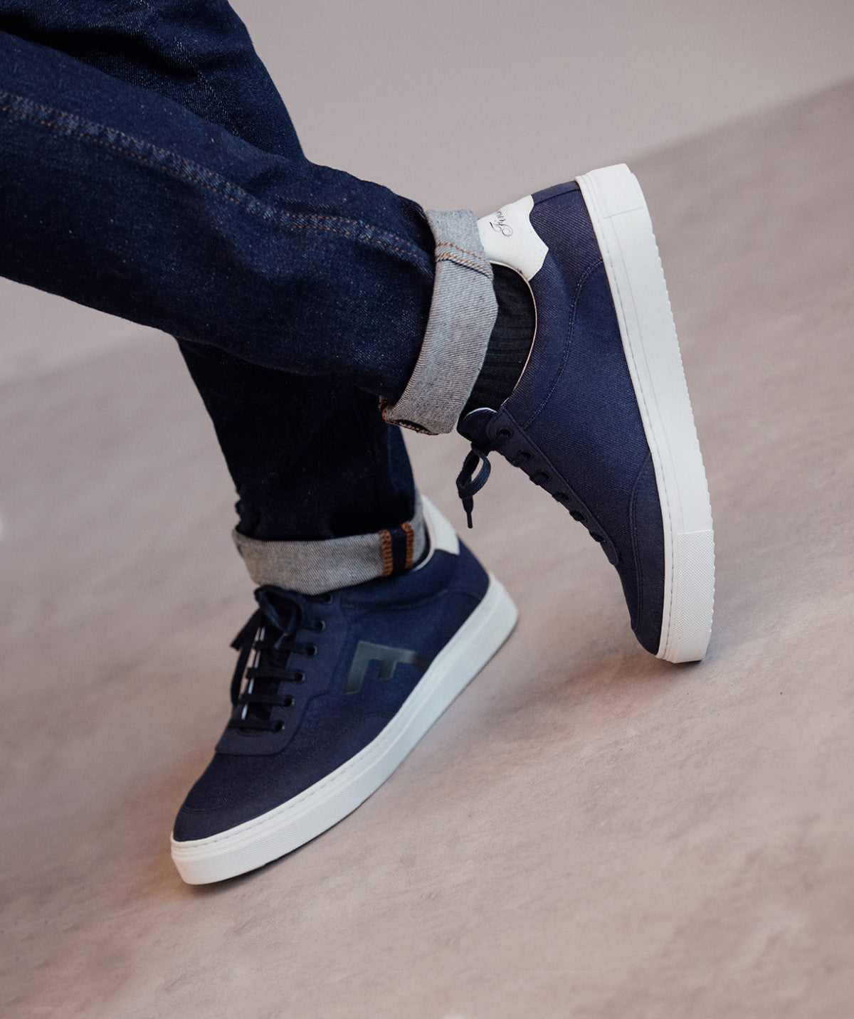 Baskets GREENWOOD Bleu Marine