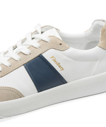 Baskets LEO Blanc et Bleu