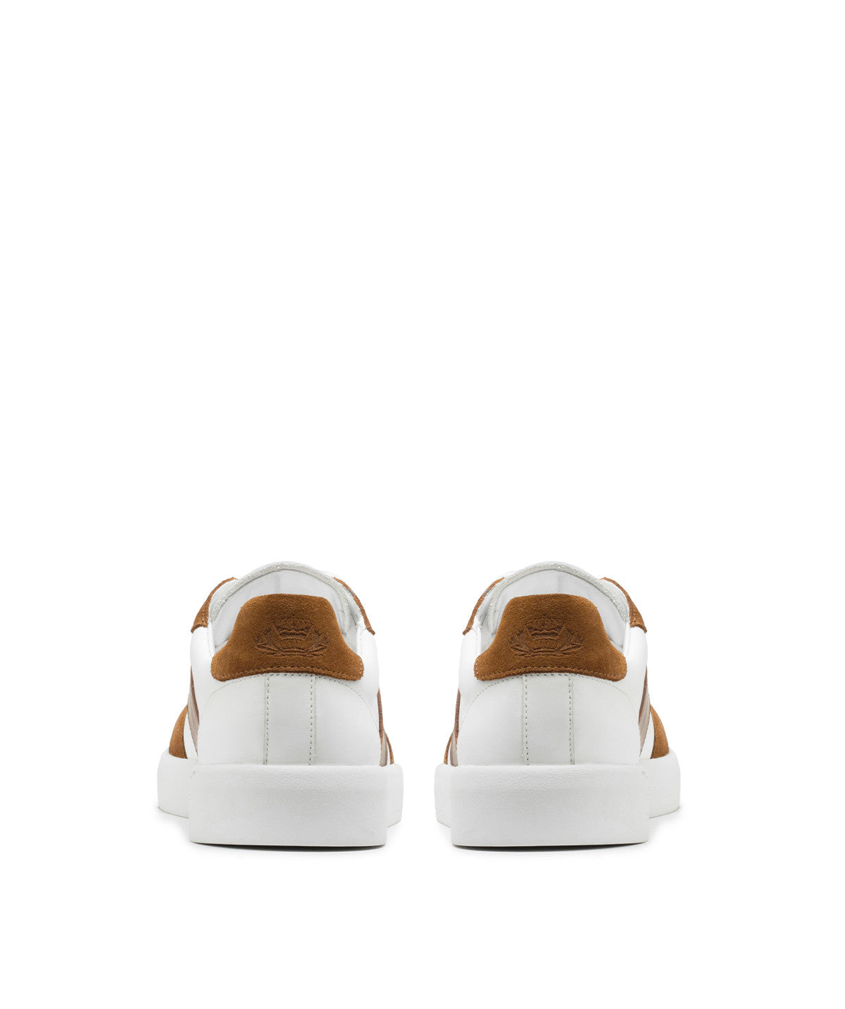Baskets LEO Blanc et Marron