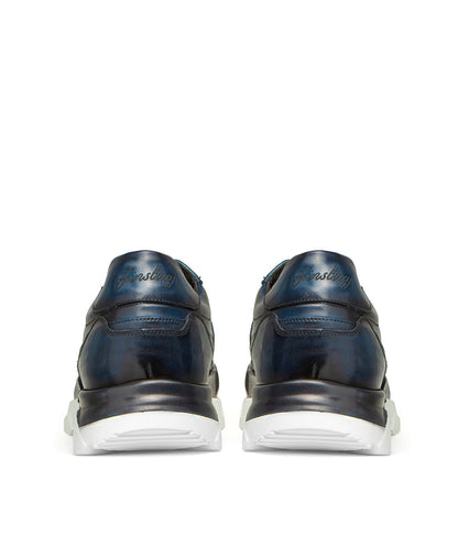 Baskets PAOLO Bleu Patiné