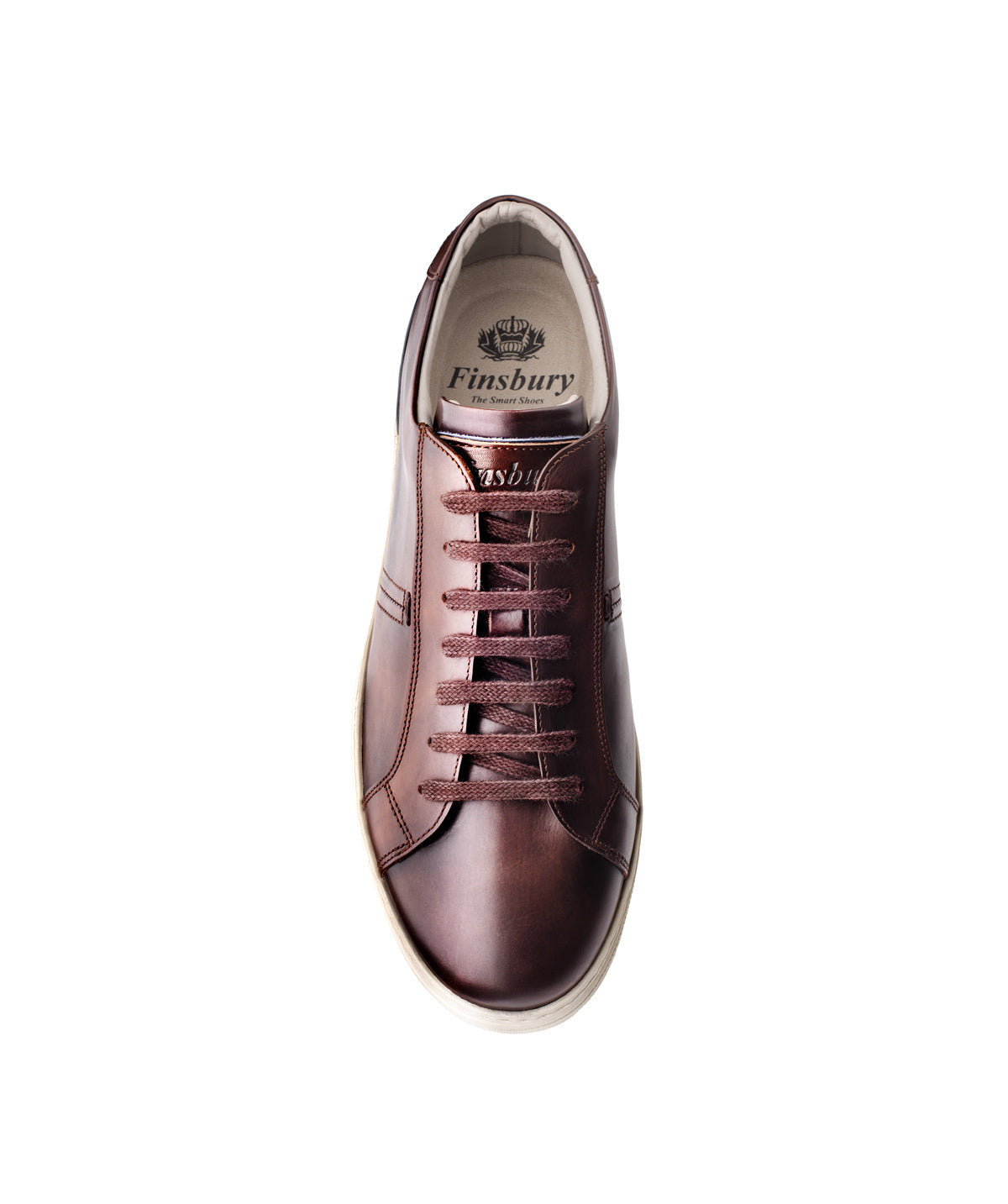Baskets RIVA Marron Patiné