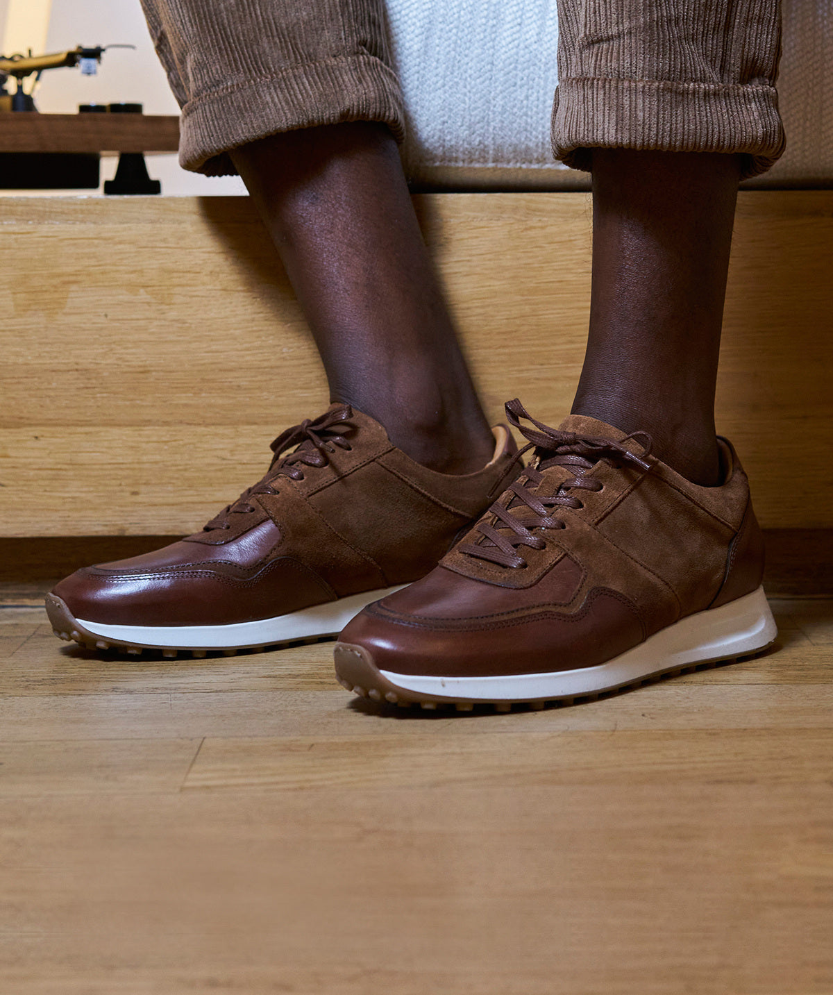 Baskets SMITH Marron